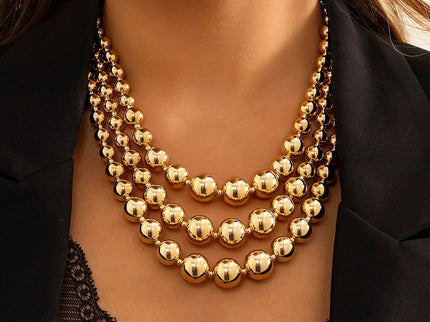 Camille - Elegantes Pelline-Halsketten-Set für die trendbewusste Frau
