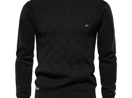 Theodor | Herrenpullover mit Rautenmuster