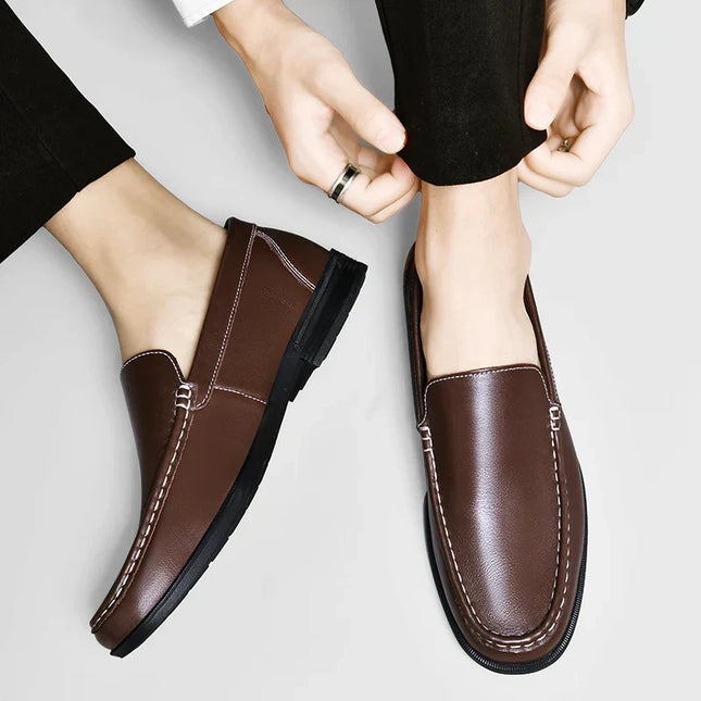 Dane Echtes Leder Slipper