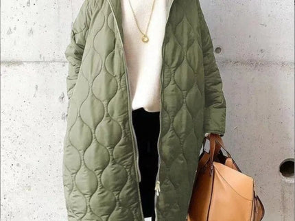 Neu Lässiger Parka-Mantel mit Kapuze aus Argyle [Letzter Tag Rabatt]