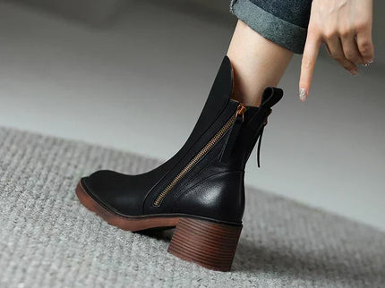 Grazia | Elegante Stiefeletten mit Blockabsatz