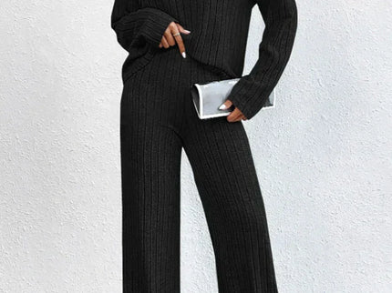 Strickhose und Rollkragenpullover für Frauen
