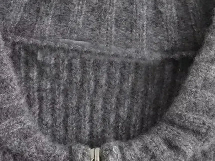 Mia | Strickjacke mit Langarm und Reißverschluss