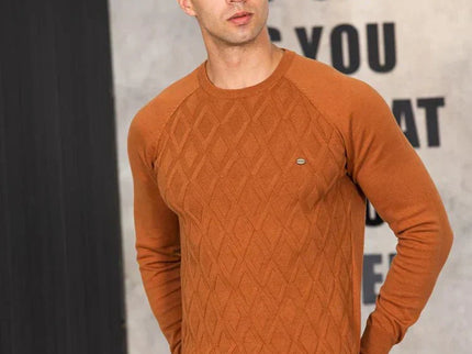 Theodor | Herrenpullover mit Rautenmuster