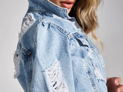 Annabelle - Schicke und bequeme getragene Jeansjacke für Frauen