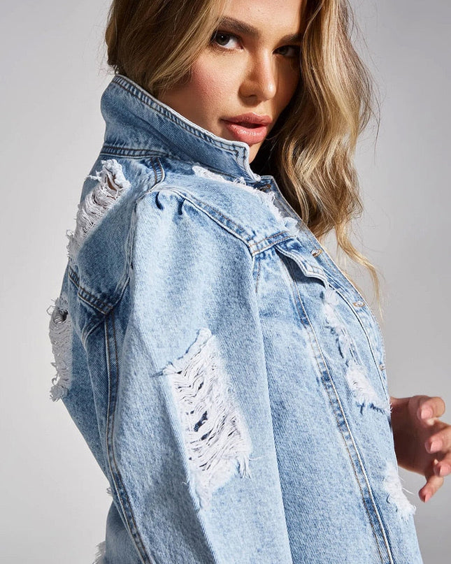 Annabelle - Schicke und bequeme getragene Jeansjacke für Frauen
