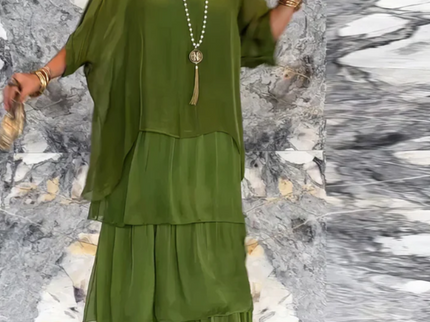 Shina™ - Elegantes Fließendes Maxikleid