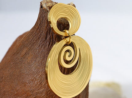 Bea - Elegante 316L-Edelstahl-Ohrringe aus Gold für die moderne Frau