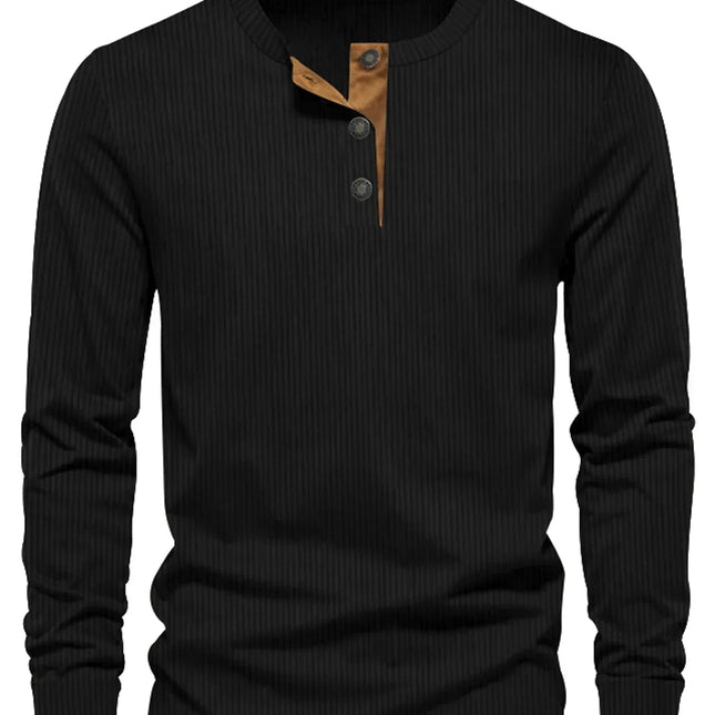 Easton™ | Klassisches Herren-Langarmshirt