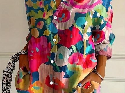 Shielo | Bluse mit abstraktem Muster