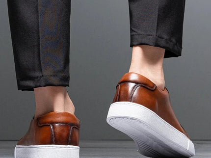 David™ - Herren Turnschuhe aus Leder
