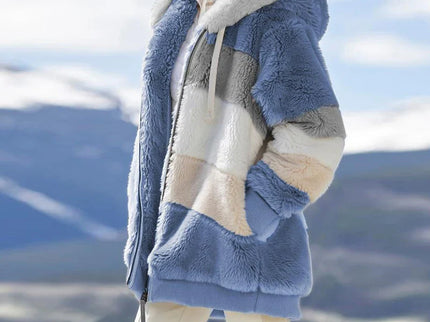 Warme Kapuzenjacke