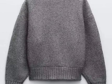 Mia | Strickjacke mit Langarm und Reißverschluss