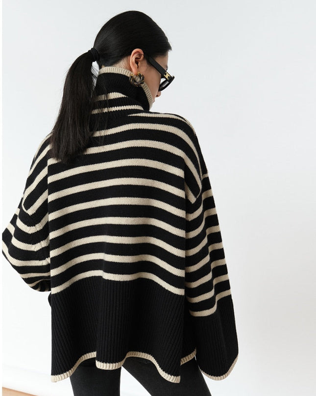 Gestreifter Pullover