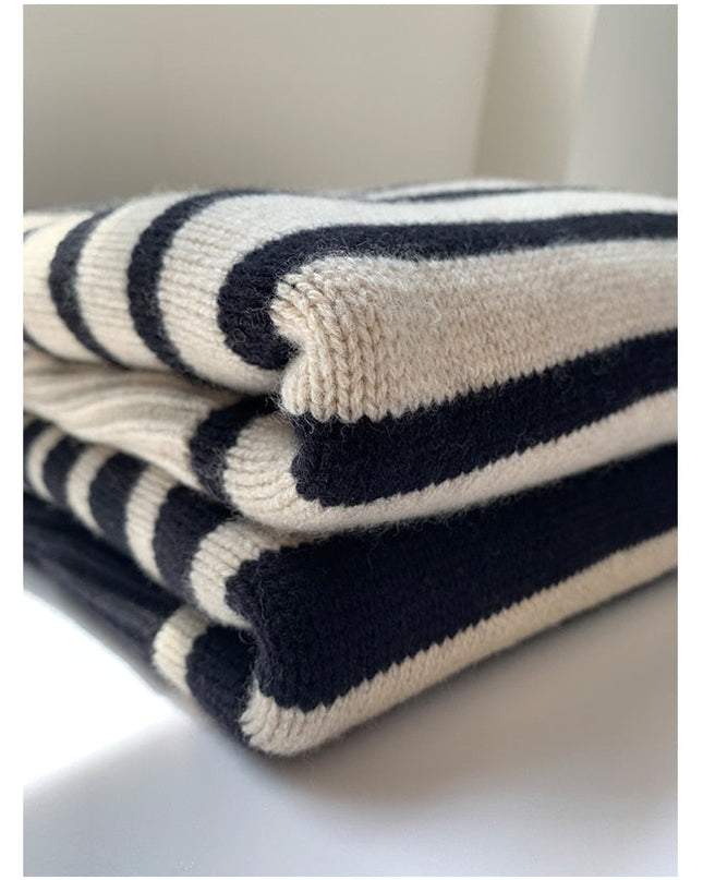 Gestreifter Pullover
