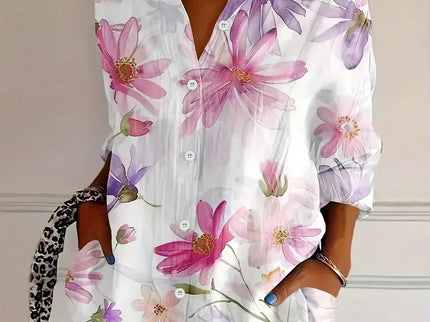 Shielo | Bluse mit abstraktem Muster