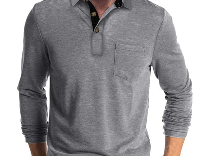 Jörg™ | Herren Langarmshirt in Unifarbe
