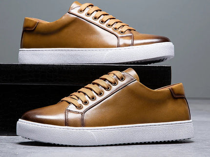 David™ - Herren Turnschuhe aus Leder