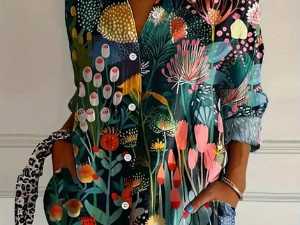 Ashtrid | Bunte Musterbluse
