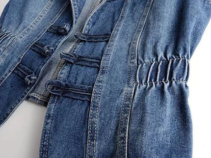 Sophie - Trendiges Denim-Gilet für Frauen