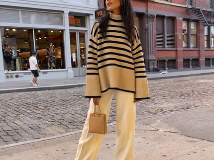 Gestreifter Pullover
