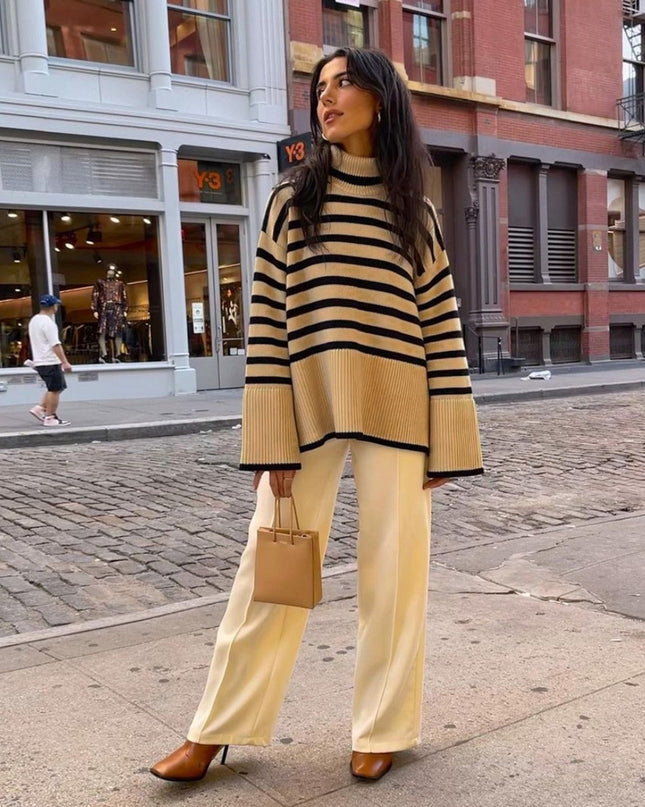 Gestreifter Pullover