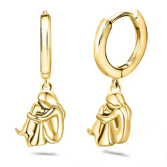 Ginny™| Ohrringe „Mädchen und Hund“