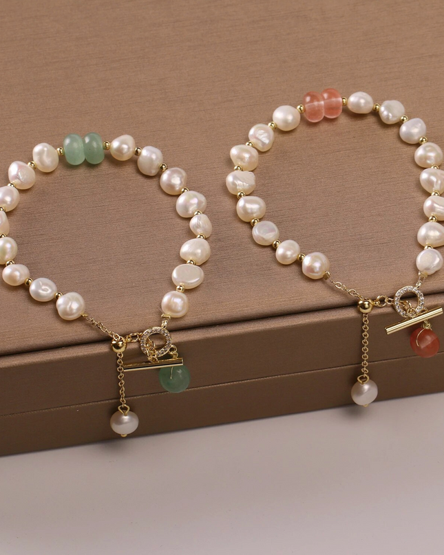 Bailey - Elegantes Süßwasserperlenarmband für Frauen