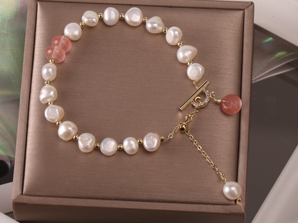 Bailey - Elegantes Süßwasserperlenarmband für Frauen