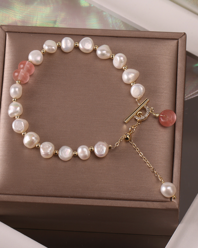 Bailey - Elegantes Süßwasserperlenarmband für Frauen