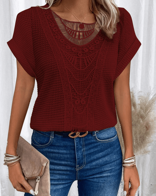 Karin | Elegante Bluse im Ibiza-Stil