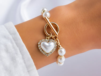 Elegantes Armband mit Süßwasserperlen-Anhänger für Frauen von Mitchell