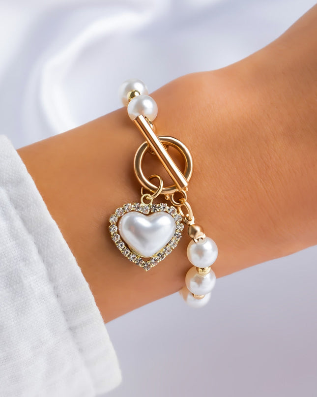 Elegantes Armband mit Süßwasserperlen-Anhänger für Frauen von Mitchell
