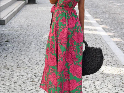 Jorlyn™ - Elegantes Kleid mit V-Ausschnitt und figurbetonter Passform