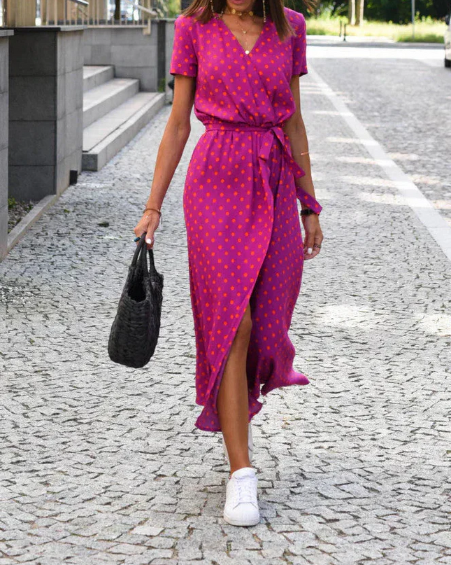 Jorlyn™ - Elegantes Kleid mit V-Ausschnitt und figurbetonter Passform