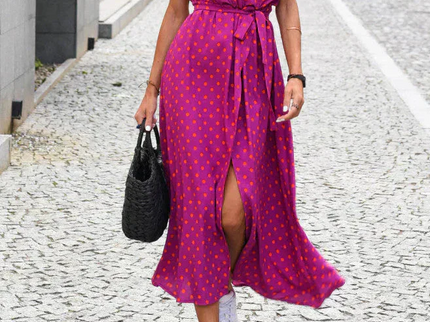 Jorlyn™ - Elegantes Kleid mit V-Ausschnitt und figurbetonter Passform