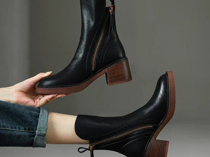 Grazia | Elegante Stiefeletten mit Blockabsatz
