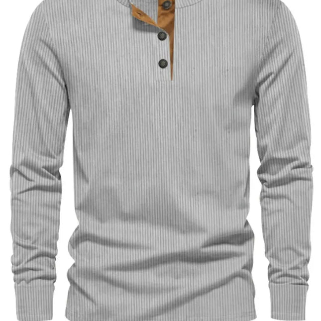 Easton™ | Klassisches Herren-Langarmshirt