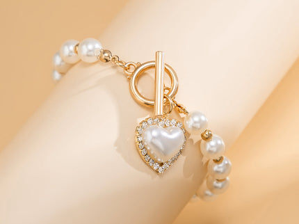 Elegantes Armband mit Süßwasserperlen-Anhänger für Frauen von Mitchell