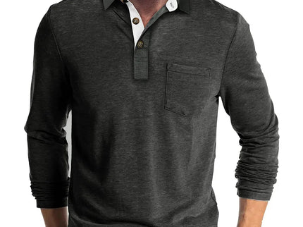 Jörg™ | Herren Langarmshirt in Unifarbe