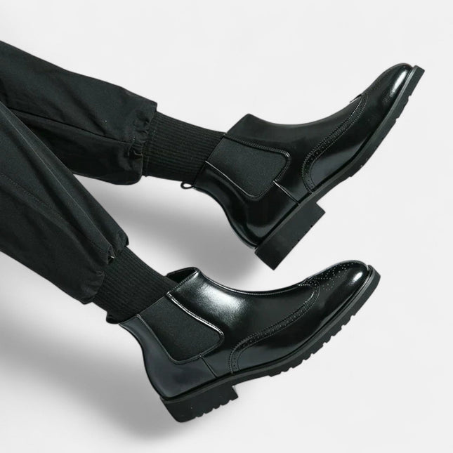 Marzio™ | Elegante Chelsea-Stiefel für Herren aus Kunstleder