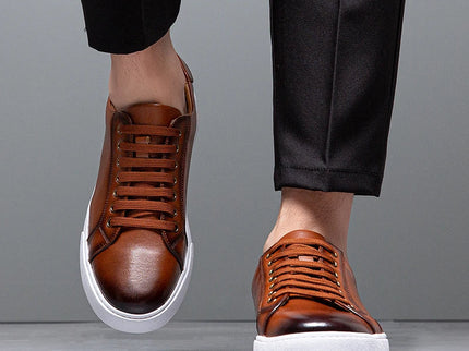David™ - Herren Turnschuhe aus Leder