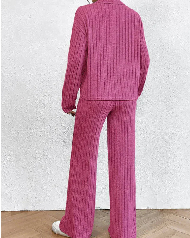 Strickhose und Rollkragenpullover für Frauen