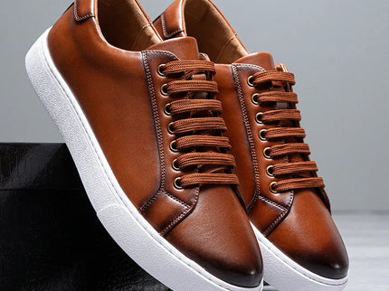 David™ - Herren Turnschuhe aus Leder