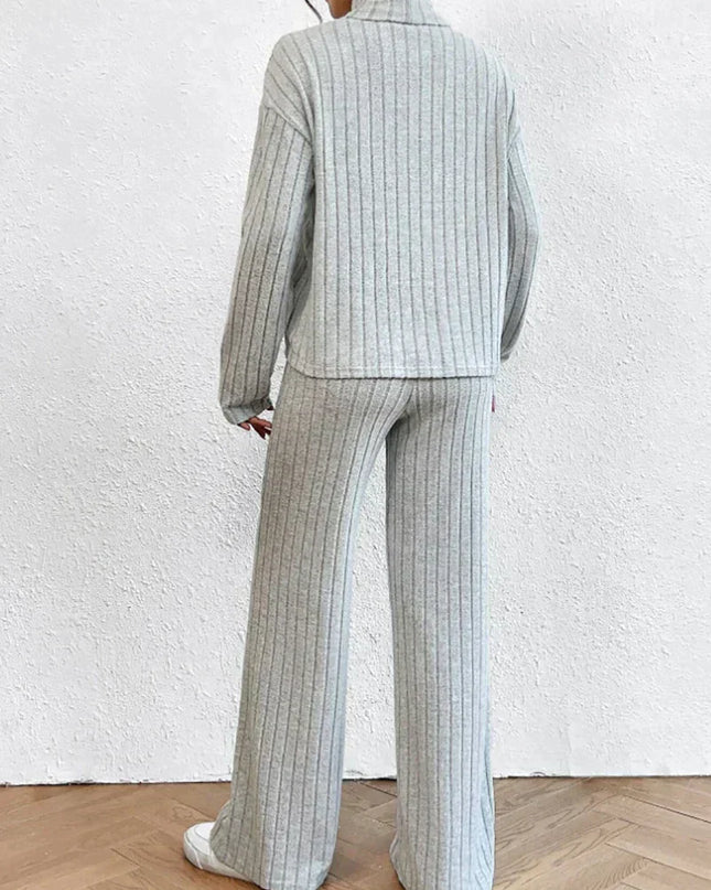 Strickhose und Rollkragenpullover für Frauen
