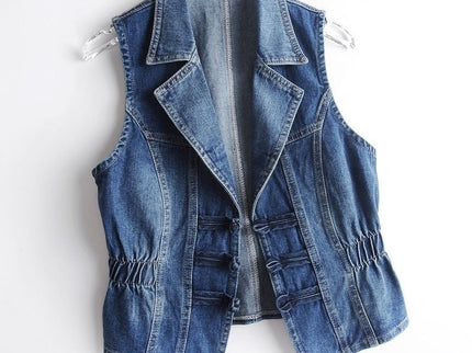 Sophie - Trendiges Denim-Gilet für Frauen
