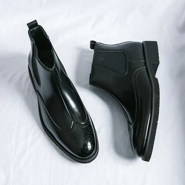 Dwight | Kunstläder Chelsea-Stiefel