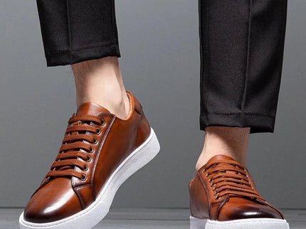 David™ - Herren Turnschuhe aus Leder