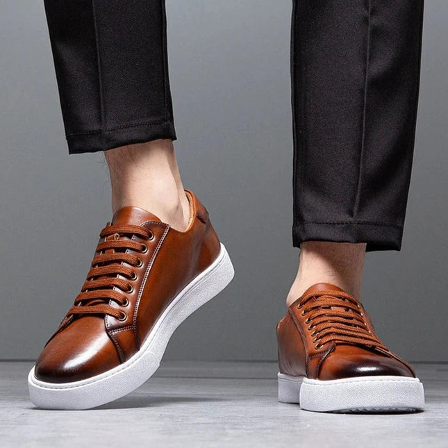 David™ - Herren Turnschuhe aus Leder