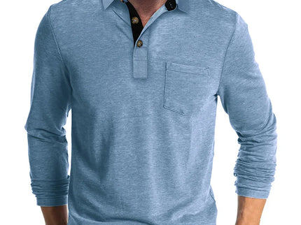 Jörg™ | Herren Langarmshirt in Unifarbe